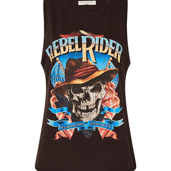 Spell Tops - NWT Spell Rebel Rider Tank - Med